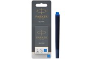 Kirjoitus- ja piirustustarvikkeet - Parker Fountain Pen Ink Refill Cartridges | Long | Blue QUINK Ink | 10 Count (Blister) - S0881390