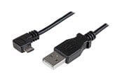 USB kaapelit - StarTech.com Right Angle Micro-USB Charge & Sync Cable M/M 28/24AWG - USB-kaapeli - 1 m - USBAUB1MRA