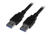 USB kaapelit - StarTech.com USB 3.0-kaapeli - A-A - M/M - USB 3.1 Gen 1 (5 Gbps) - USB-kaapeli - 3 m - USB3SAA3MBK
