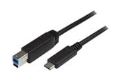 USB kaapelit - StarTech.com USB C - USB B tulostinkaapeli - M/M - USB 3.0 - USB-kaapeli - 2 m - USB315CB2M
