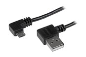 USB kaapelit - StarTech.com Micro-USB Cable with Right-Angled Connectors - M/M - USB-kaapeli - 2 m - USB2AUB2RA2M