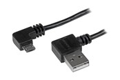 USB kaapelit - StarTech.com Micro-USB Cable with Right-Angled Connectors - M/M - USB-kaapeli - 1 m - USB2AUB2RA1M