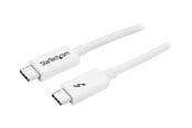 FireWire / ThunderBolt-kaapelit ja adapterit - StarTech.com Thunderbolt 3 (20Gbps) USB C Cable - Valkoinen - 1m - TBLT3MM1MW