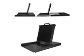 KVM-kytkimet - StarTech.com Rackmount KVM -konsoli - 8 porttia, jossa on 17 tuuman LCD-näyttö - KVM-konsoli - 17 tuumaa - RKCONS1708K