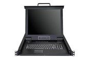 Näyttö - 17" StarTech.com Rackmount KVM -konsoli - 8 porttia, jossa on 17 tuuman LCD-näyttö - KVM-konsoli - 17 tuumaa - RKCONS1708K