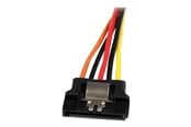 Sisäiset virtakaapelit - StarTech.com Latching SATA Teho Y Splitter Cable Adapter - M/F - Virranjakaja - 15.24 cm - PYO2LSATA
