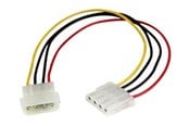 Sisäiset virtakaapelit - StarTech.com LP4 Teho Extension Cable - M/F - Teho extension cable - 30.48 cm - LP4POWEXT12