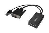 Näyttökaapeli - StarTech.com DVI to DisplayPort Adapter - USB Power - DVI-D to DP Converter - display adapter - DVI2DP2