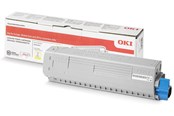Mustepatruunat, värikasetit ja lisävarusteet - OKI 46861305 Keltainen Toner - 46861305