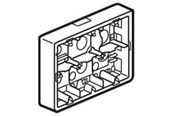Sähkökytkimet - Legrand Surf.box mos.prg.2x6/8m h50mm - 80276