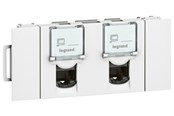 Pistorasiat ja kotelot - Legrand Rj45x2 c6 ftp -liitinmosaiikki pistorasia - 76546