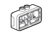 Sähkökytkimet - Legrand Plexo s/m gl -laatikko iso20 2i (2t) 2g h - 69678