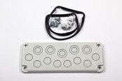 Kytkentärasiat ja -kotelot - FIBOX Flange set MB 10889-pm Koko 2 8xm20+5xm16/26 - 2550404