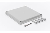 Kytkentärasiat ja -kotelot - FIBOX Cover eko30-g Harmaa 280x280x30 - 3730096