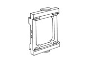 Kaapelihyllyt, johtokanavat ja kiinnikkeet - Tehalit Frame single opus 1ro/brn perlewhite - 1RO/BRNPH