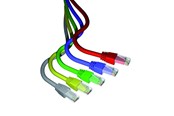 Kuparikaapelit - Leviton Patch cords cat6 utp 5m lszh Harmaa - C6CPCU050-888BB