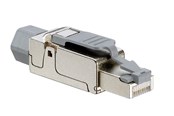 Verkkokaapelit - Leviton Cat 6a universal tool free plug - Harmaa - 6APLG-S6A