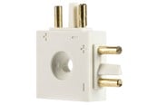 Valaisimet - SG Armaturen Slimline l-connector mat Valkoinen - 391210