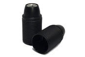 Lisävarusteet (Kiinnikkeet, pistorasiat jne.) - Teknisk Belysnings Industri E14 lampholder m10 threaded shell Musta - 300B0108