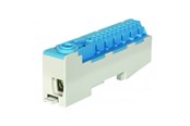 Lisävarusteet (Kiinnikkeet, pistorasiat jne.) - POLLMANN Sininen plug-in terminal for dinrail - 2020251