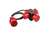 CEE-laitteet - Elworks Cee-kompaktijakelulaatikko 400V/16A, 3 ulostuloa - 9-956-4
