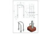Valaisimet - NIPA Lighting pole protector 3 legged ø 60 mm - 509.991