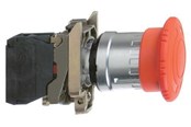 Painikkeet ja signaalilaitteet - Schneider Electric Harmony emergency stop complete with ø40 mm toad head in Punainen - XB4BS8445