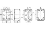 Kytkentärasiat ja -kotelot - Schneider Electric Abs-ruutu 138x93x72 lo-tr - NSYTBS1397
