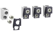 Sähkökeskustarvikkeet - Schneider Electric 4 (2x 35-240mma2) liitintä ph-esteillä - LV432482