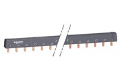Sähkökeskustarvikkeet - Schneider Electric Kampakiskojen liitin 3-vaiheinen 100A 24-moduulilla. - A9XPH324
