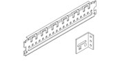 Kytkentärasiat ja -kotelot - Eaton Mounting rail set - 220S9505