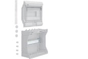 Kytkentärasiat ja -kotelot - Hager Enclosure 10 module 1 row ip65 - VE110N