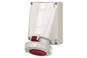 CEE-laitteet - Mennekes Seinäkiinnitteinen pistorasia. 63A5P6H400V IP67 - 136A