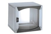 Räkit - Rack - LK Actassi 19 tuuman seinäkiinnitteinen avoin laatikko 6U w600 d400 kiinteä 19 lasi - NSYOPB6U4F