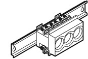 Kytkentärasiat ja -kotelot - LK sulakepidin D02 3-napainen IM P - 169A0418