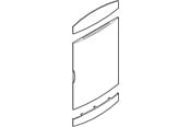 Kytkentärasiat ja -kotelot - LK door - Valkoinen - for pge150-14 - 169E6214