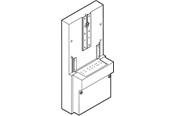 Kytkentärasiat ja -kotelot - LK empty consumer unit - um-s - light Harmaa - for pin connect - 169D1102