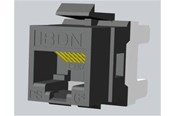 Kuparikaapelit - Belden Gigaflex-keystone PS6 BK 8-pinninen ei-k. - AX101321