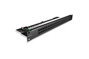 Kuparikaapelit - Leviton Voice patch panel 50xrj45.1u Musta - C5CPNLU504PK2M