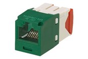 Lisätarvikkeet - PANDUIT Mini-com module cat 5e utp 8 pos 8 wire Universal Vihreä - CJ5E88TGGR