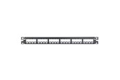 Kuparikaapelit - Triton Patch panel 24 port all metal Musta - CP24BLY