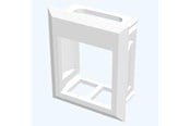 Pistorasiat ja kotelot - Belden Väri frame for keystone Valkoinen - E1008190