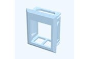 Pistorasiat ja kotelot - Belden Väri frame for keystone Sininen - E1008160