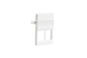Pistorasiat ja kotelot - Belden Outlet 2xrj45 50x77mm Valkoinen cdt design f - E1201990