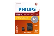Muistikortti - Philips FM32MP45B - flash Muistikortti - 32 GB - microSDHC UHS-I - FM32MP45B/00