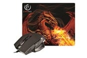 Hiiret - Rebeltec Punainen Dragon - mouse - USB - Hiiri - Optinen - 6 painiketta - Musta - RBLMYS00036