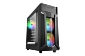 Kotelot - Sharkoon VG6-W RGB - keskikokoinen torni - ATX - Kotelot - Tower - Musta - 4044951026814