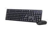 Näppäimistöt - Gembird KBS-W-01 - Näppäimistö and mouse set - US - Musta - Näppäimistö ja Hiirisetti - Englanti (US) - Musta - KBS-W-01