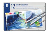 Kirjoitus- ja piirustustarvikkeet - Staedtler Väri pen karat aqu. 12St FSC 100% - 4007817125397