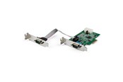 Verkkokortit (verkkosovittimet, tulostuspalvelimet jne.) - StarTech.com 2 Port RS232 Sarjasovitin Card with 16950 UART - PCIe Card - serial adapter - PEX2S953LP